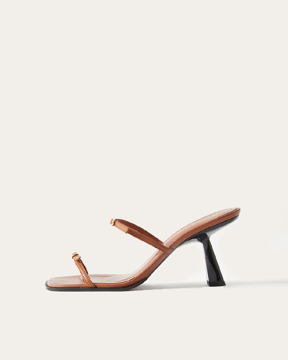 rejina pyo Avery Sandals Leather Nappa Tan