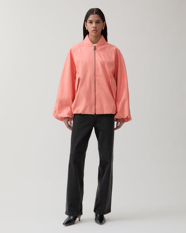 Rejina Pyo Becca Jacket Faux Leather Pink