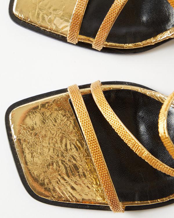 Rejina Pyo Bella Sandals Leather Gold