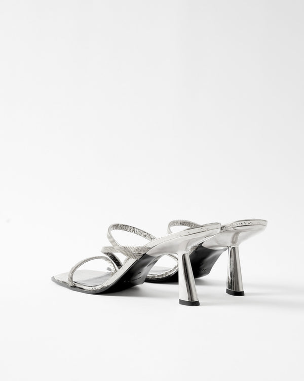 Rejina Pyo Bella Sandals Leather Silver