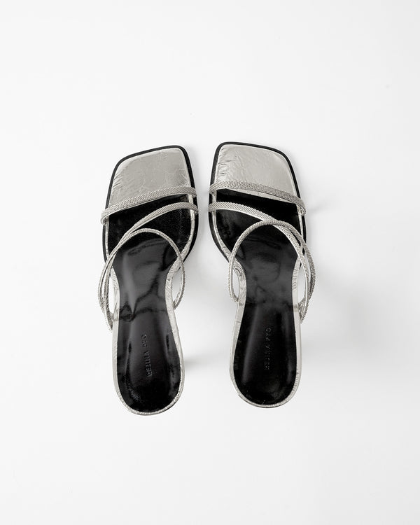 Rejina Pyo Bella Sandals Leather Silver