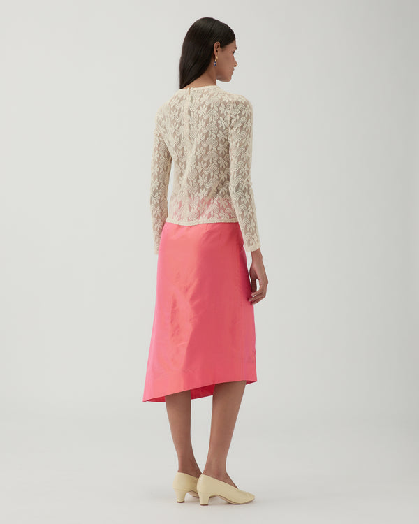 Rejina Pyo Bibi Top Floral Lace Cream