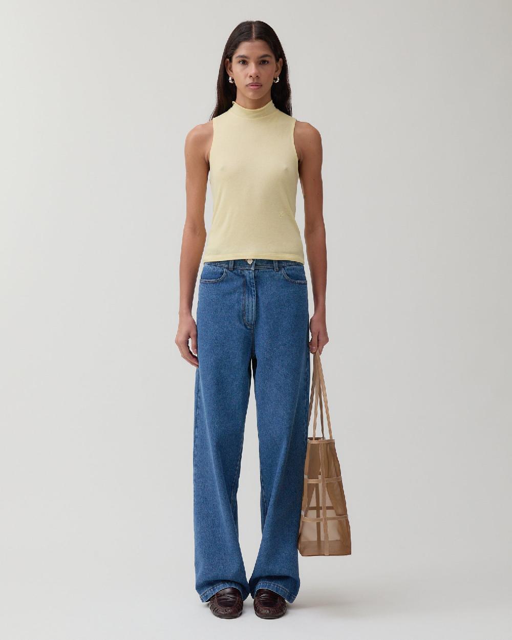 rejina pyo Bryn Top Tencel Yellow