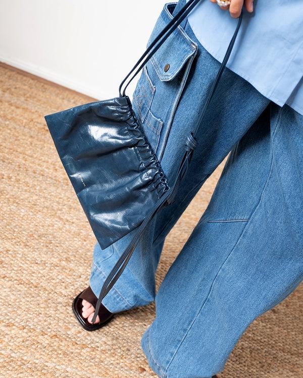 Rejina Pyo Camila Bag Leather Petroleo