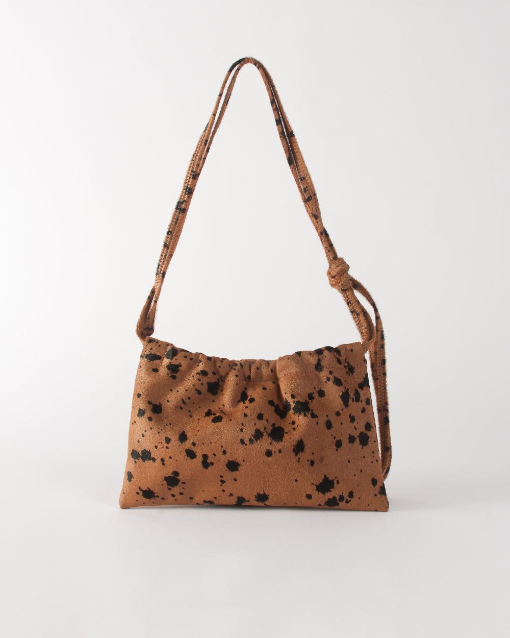 rejina pyo Camila Bag Leather Pony Brown
