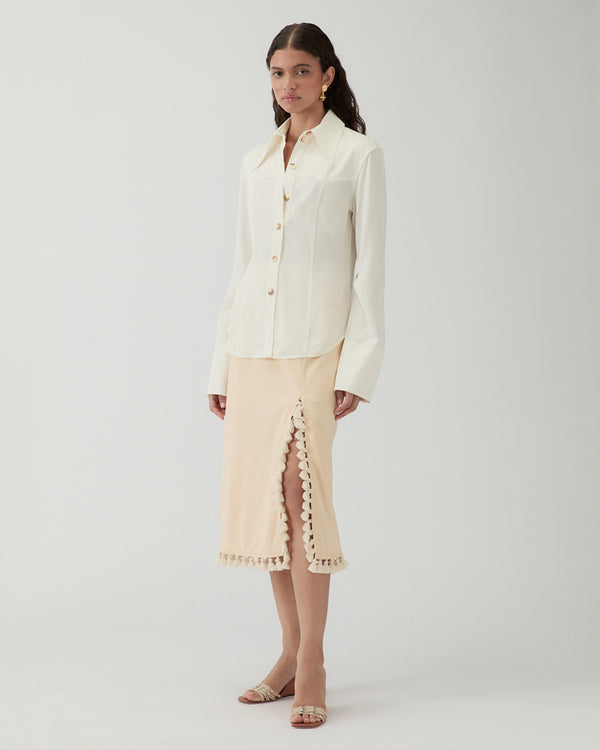Rejina Pyo Camilla Shirt Viscose Twill Off-White
