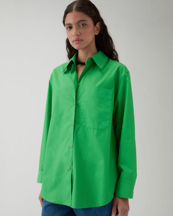 Rejina Pyo Caprice Shirt Cotton Green