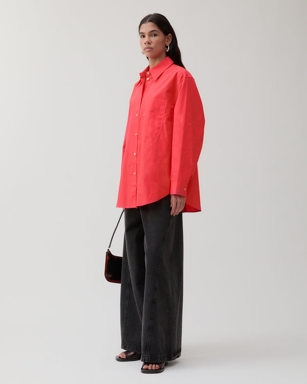 Rejina Pyo Caprice Shirt Organic Cotton Red