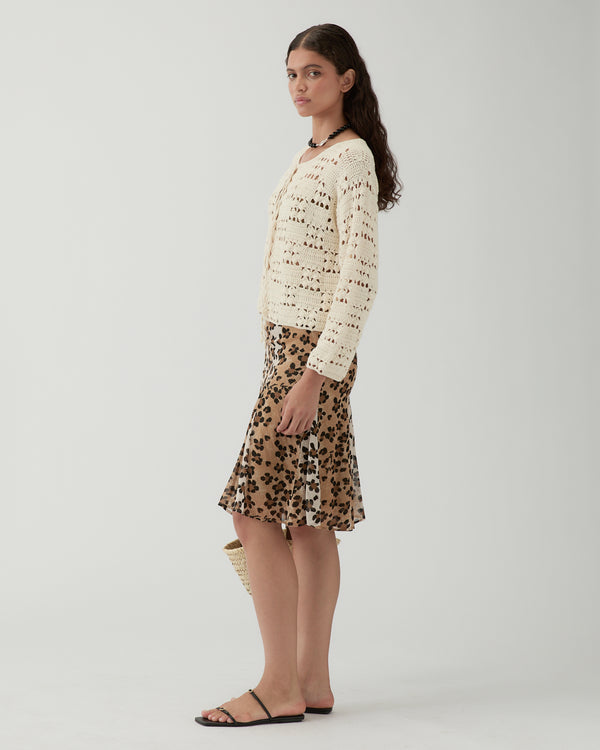 Rejina Pyo Caro Cardigan Organic Cotton Cream