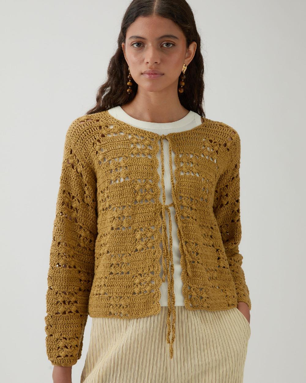 rejina pyo Caro Cardigan Organic Cotton Oriente
