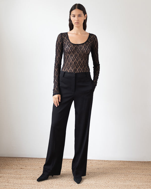 Rejina Pyo Cathy Trouser Crepe Twill Viscose Black