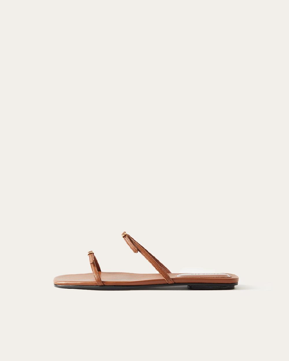 rejina pyo Clara Sandals Leather Nappa Tan