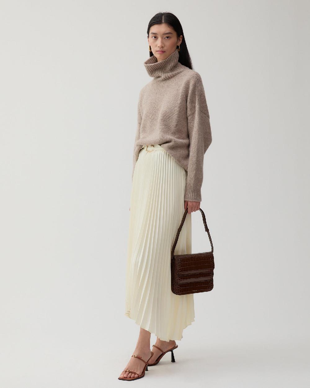 rejina pyo Claudia Sweater Chunky Alpaca Oat