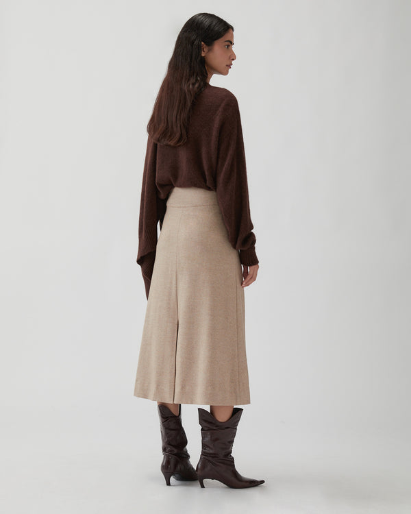 Rejina Pyo Colette Sweater Alpaca Blend Brown