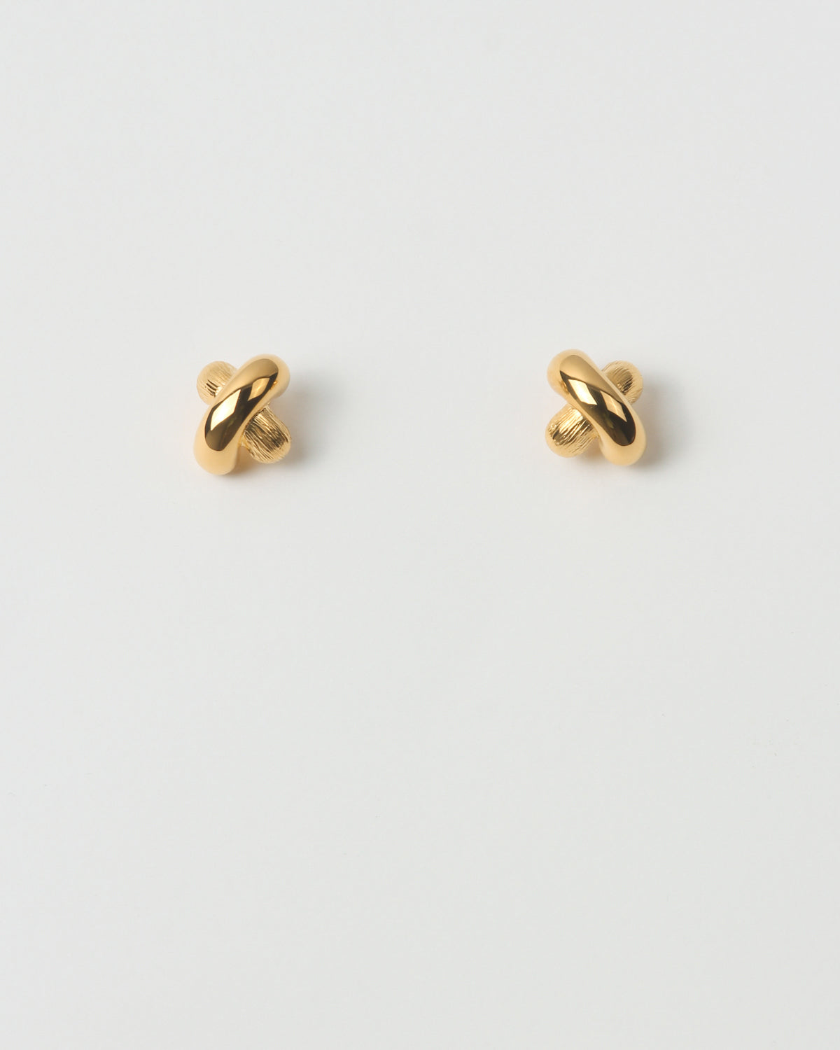 rejina pyo Cross Earrings Gold Plated