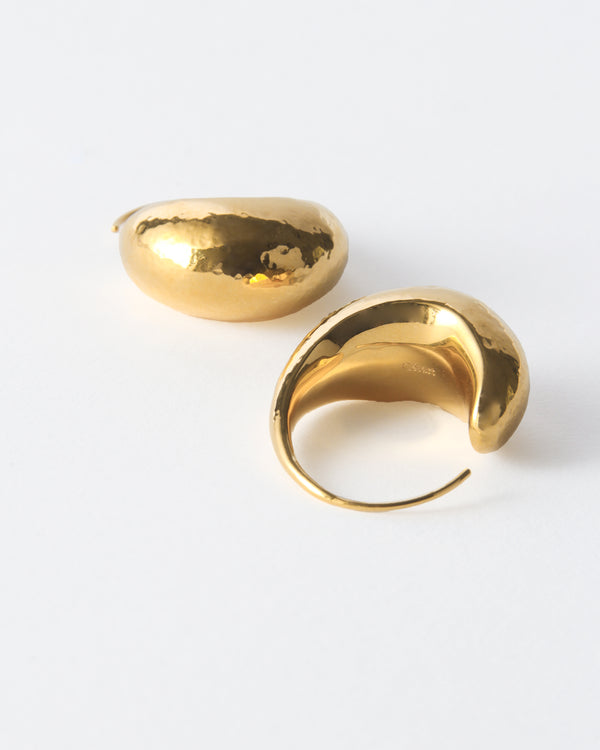 Rejina Pyo Curved Hoops Gold Plated