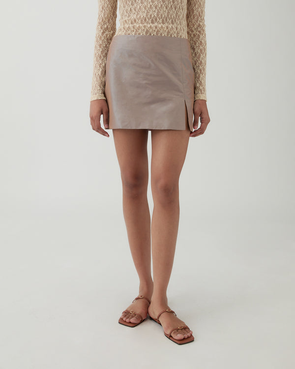 Rejina Pyo Della Skirt Taffetta Iridescent