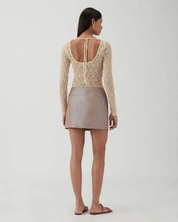 Rejina Pyo Della Skirt Taffetta Iridescent