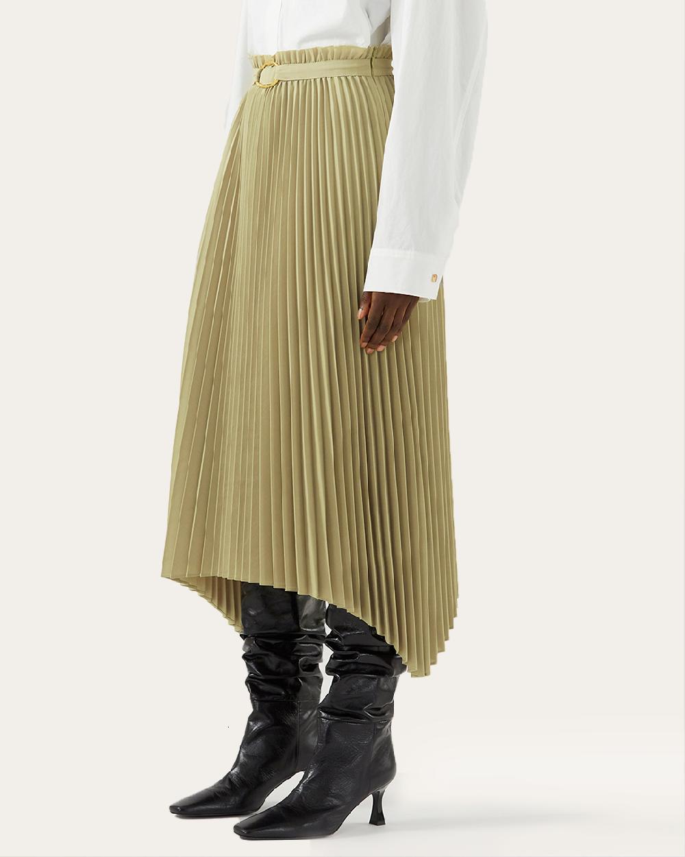 rejina pyo Dilan Skirt Tailored Suiting Sage