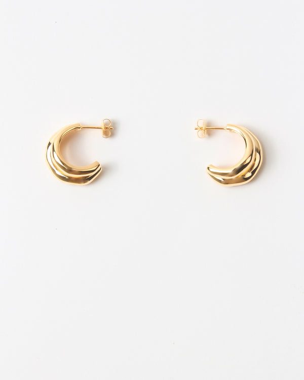 Rejina Pyo Double Hoops Gold Plated