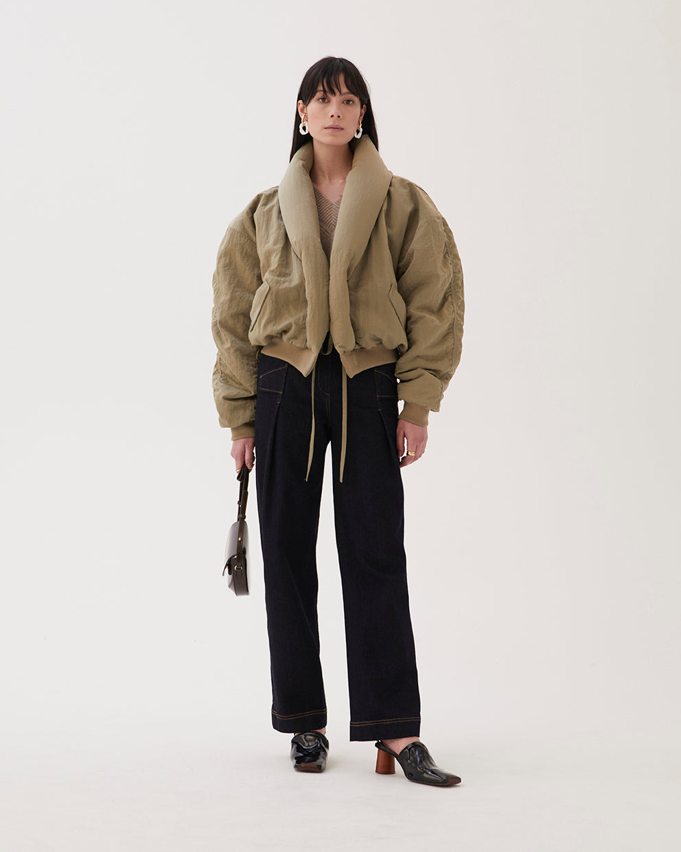 rejina pyo Duvet Jacket Nylon Khaki