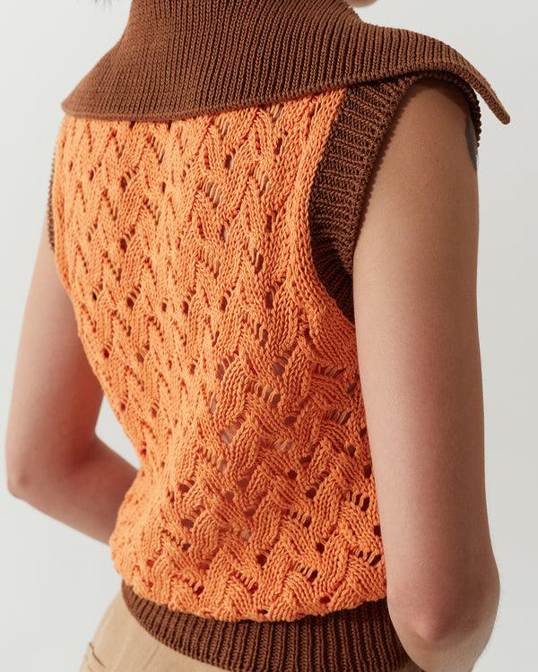 Rejina Pyo Elfie Vest Organic Cotton Orange