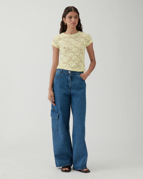 Rejina Pyo Emery Jeans Organic Cotton Denim Blue