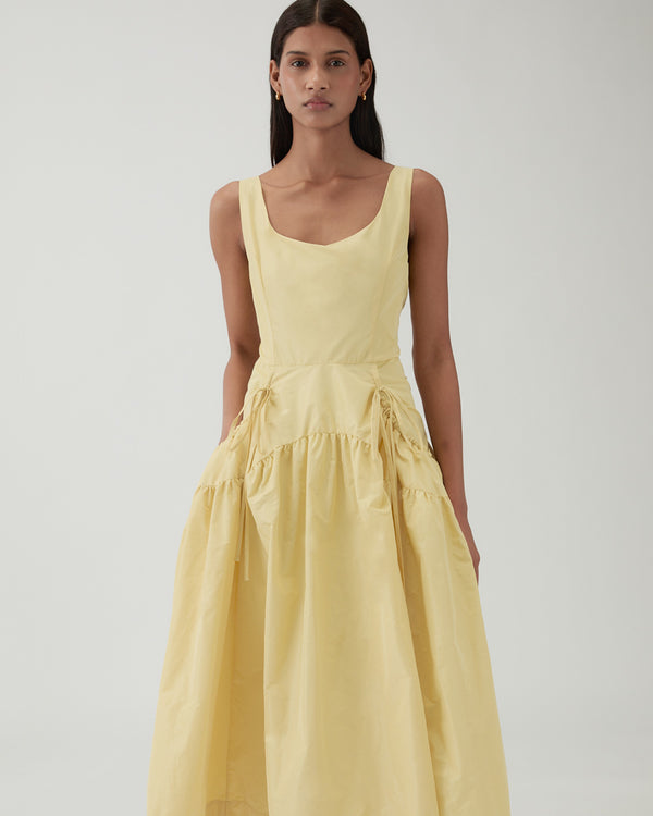 Rejina Pyo Erica Dress Taffeta Yellow
