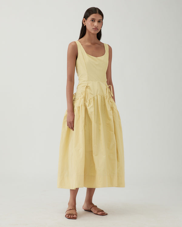 Rejina Pyo Erica Dress Taffeta Yellow
