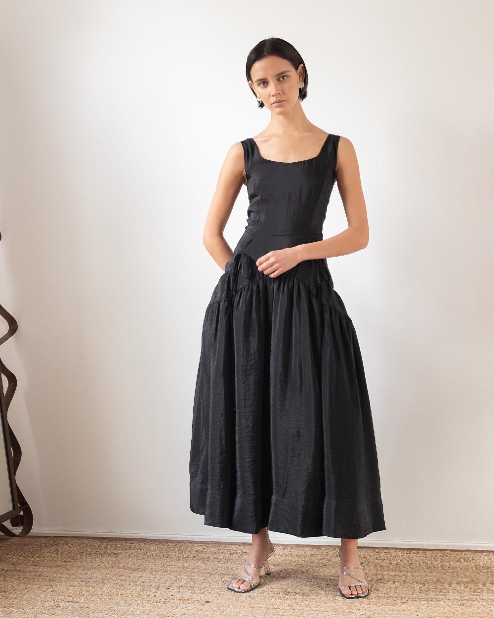 rejina pyo Erica Dress Viscose Blend Black