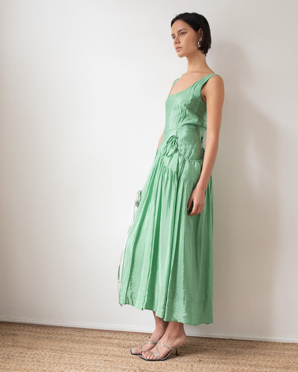 Rejina Pyo Erica Dress Viscose Blend Jade