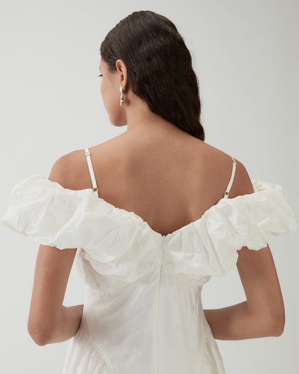 Rejina Pyo Erin Dress Silk Off-White