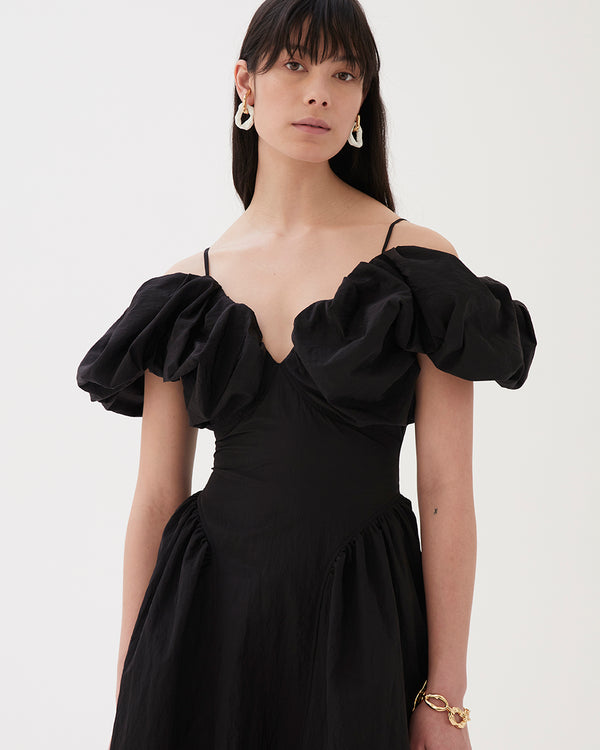 Rejina Pyo Erin Dress Taffeta Black
