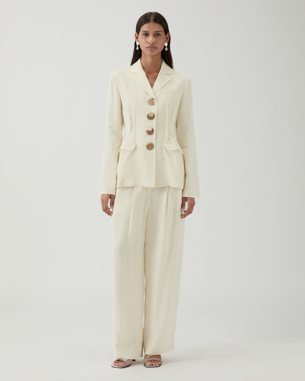 rejina pyo Etta Jacket Viscose Off-White
