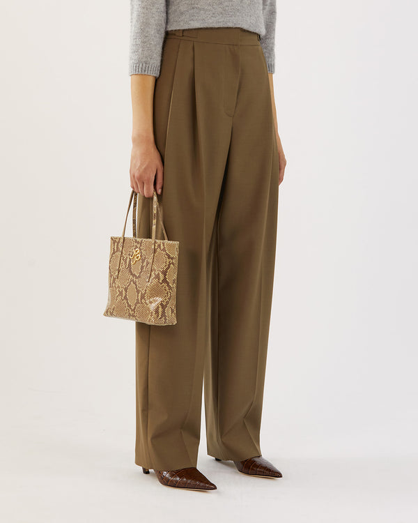 Rejina Pyo Eunah Trousers Wool Blend Olive