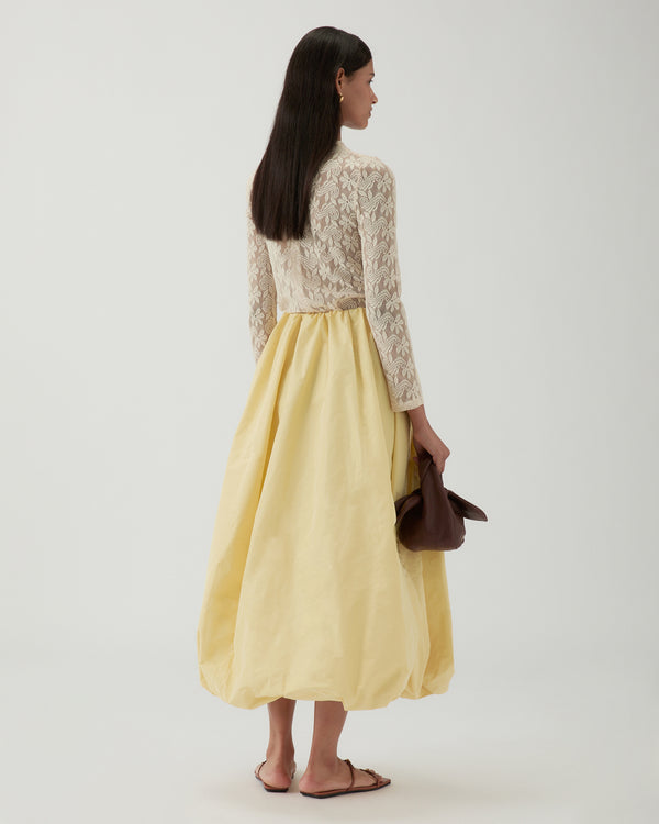 Rejina Pyo Flora Skirt Taffeta Yellow