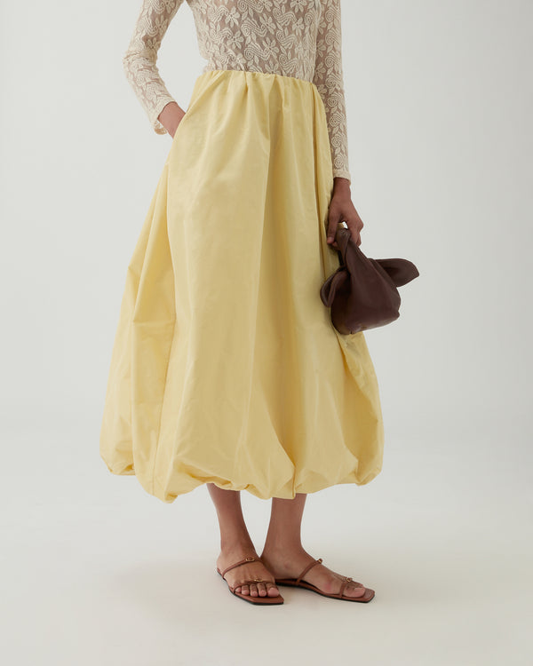 Rejina Pyo Flora Skirt Taffeta Yellow