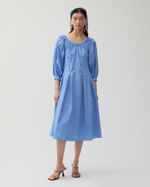 Rejina Pyo Greta Dress Organic Cotton Blue