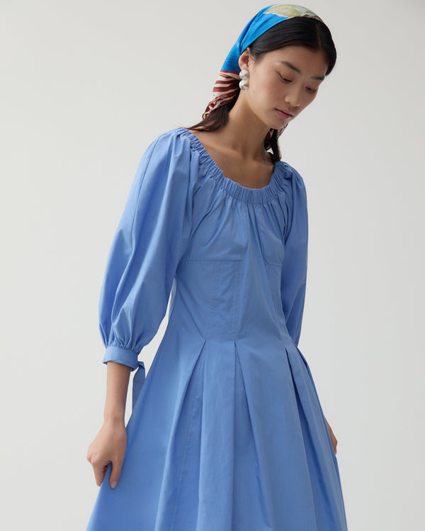 Rejina Pyo Greta Dress Organic Cotton Blue