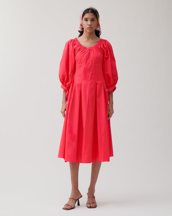 Rejina Pyo Greta Dress Organic Cotton Red