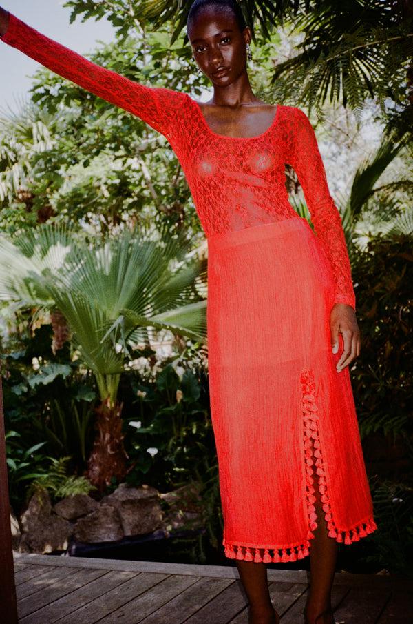 Rejina Pyo Hadley Top Lace Red