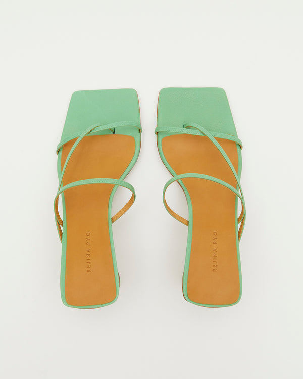 Rejina Pyo Harley Heeled Sandal 65mm Nappa Mint