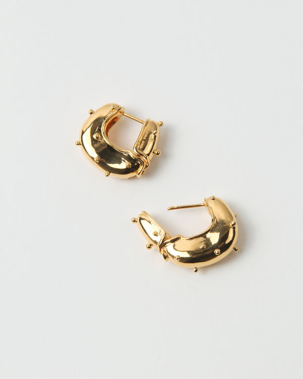 Rejina Pyo Iris Hoop Earrings Gold Vermeil