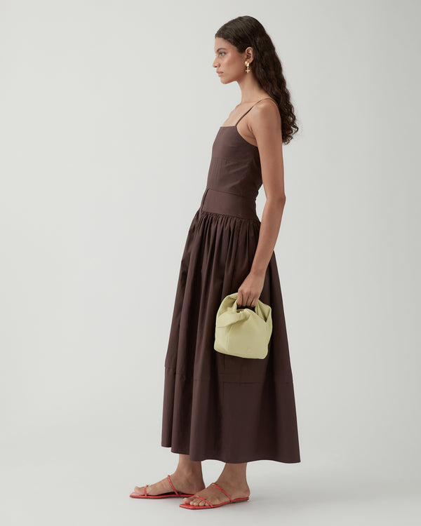 Rejina Pyo Issy Dress Cotton Brown