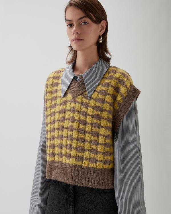 Rejina Pyo Jamie Vest Alpaca Blend Yellow