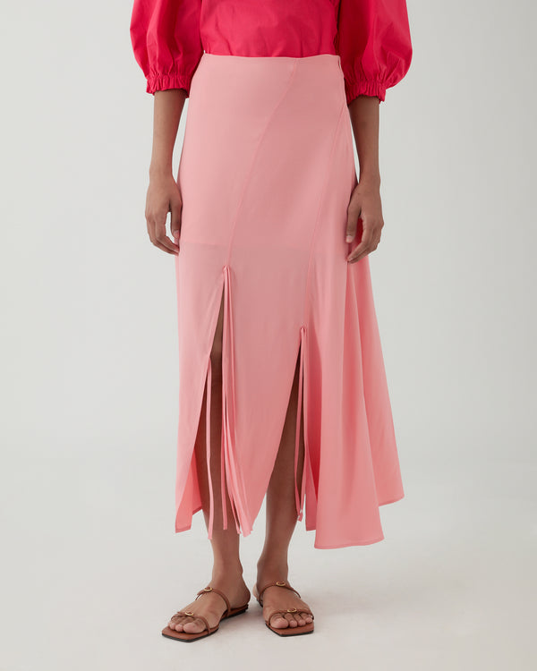 Rejina Pyo Joey Skirt Crepe Viscose Pink