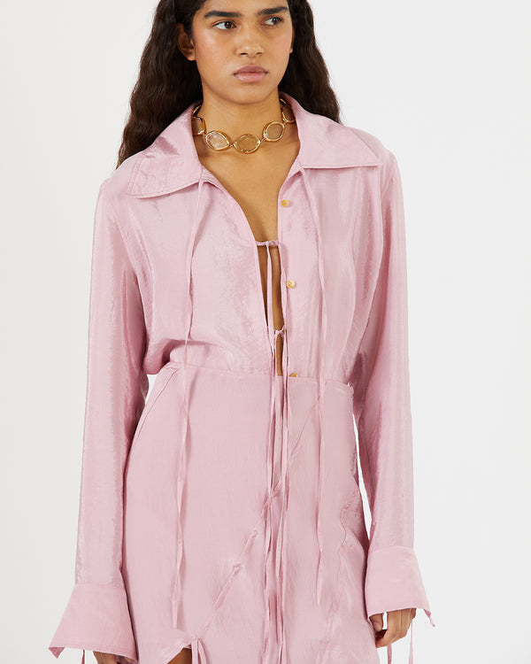 Rejina Pyo Joey Skirt Viscose Blend Pink