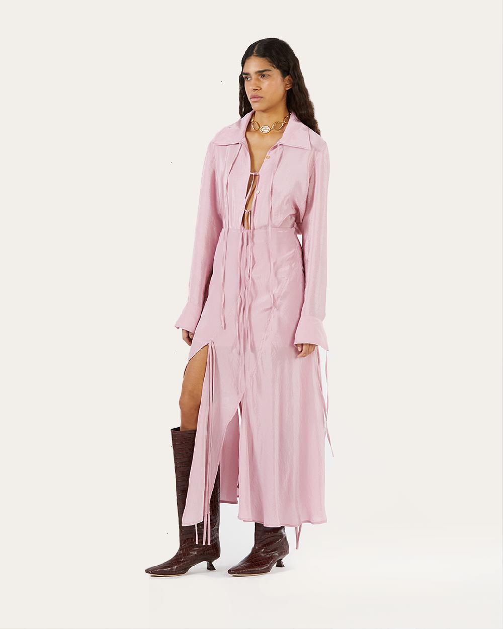 rejina pyo Joey Skirt Viscose Blend Pink