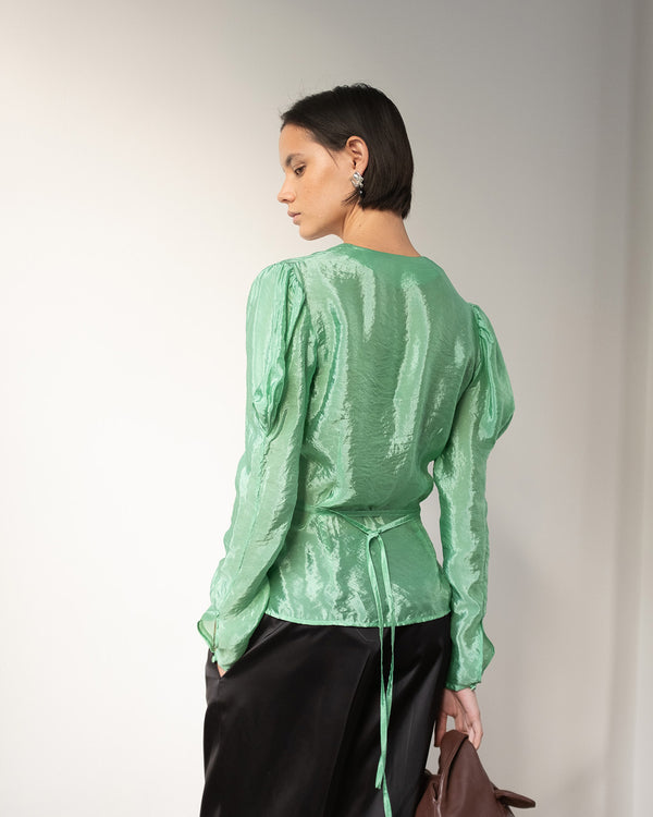 Rejina Pyo Julie Blouse Viscose Blend Jade