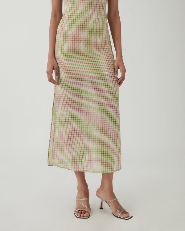 Rejina Pyo Kennedy Dress Check Green